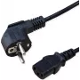 SECOMP STANDARD virtakaapeli, suora IEC-naaras, musta, 1,8 m (S2309)