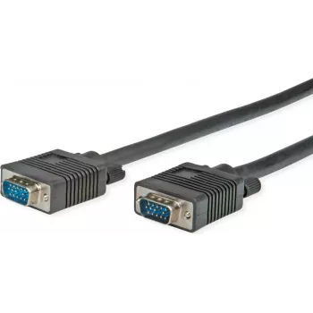 SECOMP STANDARD SVGA-kaapeli HD15 ST - ST, musta, 10 m (S3605)
