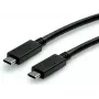 SECOMP STANDARD USB 3.2 Gen 2 -kaapeli, E-Mark, USB-C - USB-C, suora, 10 Gbit/s, 100W, musta, 1 m (S3521)