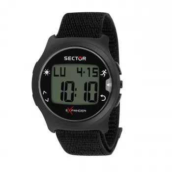 SECTOR MAN R3251530001 51x46 mm kvartsikronografikello sininen silikoniranneke