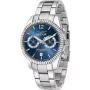 SECTOR MAN R3253240006 41 mm kvartsikello ruostumaton teräs musta kellotaulu hopeinen ranneke