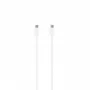 SEEK TOTI 20W Type-C PD -seinälaturi Type-C - Type-C, 1 m PVC-datakaapeli 3A, valkoinen