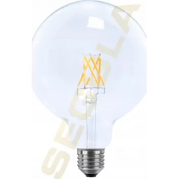 SEGULA LED Globe 125 kirkas E27 6.5W 650Lm 2700K lämmin valkoinen himmennettävä