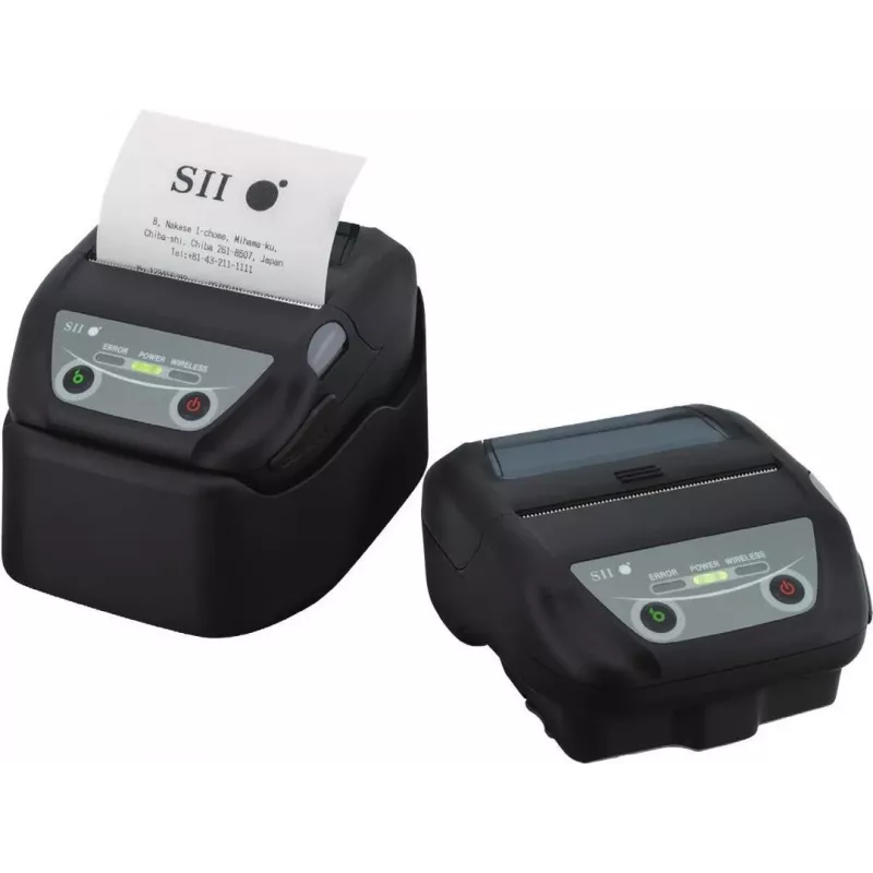 Seiko Instruments MP-B30 kannettava termotulostin tarroille, 203 dpi, 127 mm/s, USB & Bluetooth, musta MP-B30-B02JK1-EA