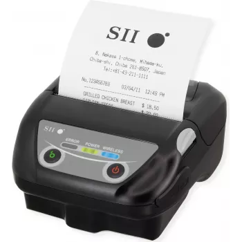 Seiko Instruments MP-B30 kannettava termotulostin tarroille, 203 dpi, 127 mm/s, USB & Bluetooth, musta MP-B30-B02JK1-EA