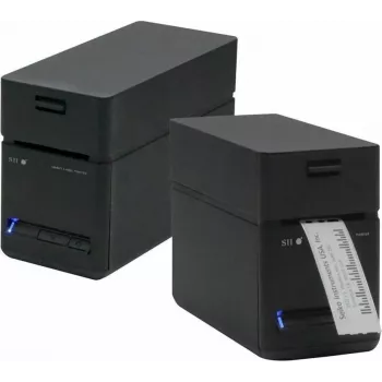 SEIKO SLP-720RT WLAN-tarratulostin, 300 dpi suoratermo, USB/Ethernet/Wi-Fi, automaattinen leikkuri, musta/harmaa
