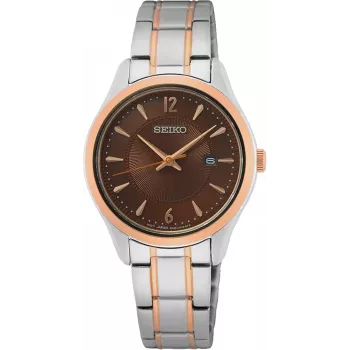 SEIKO SUR476P1 naisten kvartsikello 30mm teräs