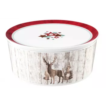 SELTMANN LIFE CHRISTMAS tarjoiluvati kannella 21x9 cm