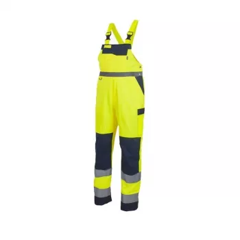 Semi-Combination Drogowiec 11-000024-XL varoitusoranssi/marine sininen lappuhaalarit ja työhousut XL
