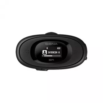 SENA 5R moottoripyörän Bluetooth-viestintäjärjestelmä, tuplapakkaus, A20-pohjainen, musta