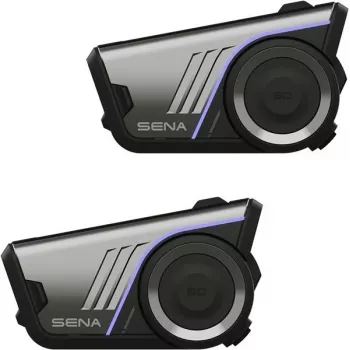 SENA 60S Dual Pack moottoripyörän Bluetooth & Mesh intercom-kuulokkeet Harman Kardon -äänellä