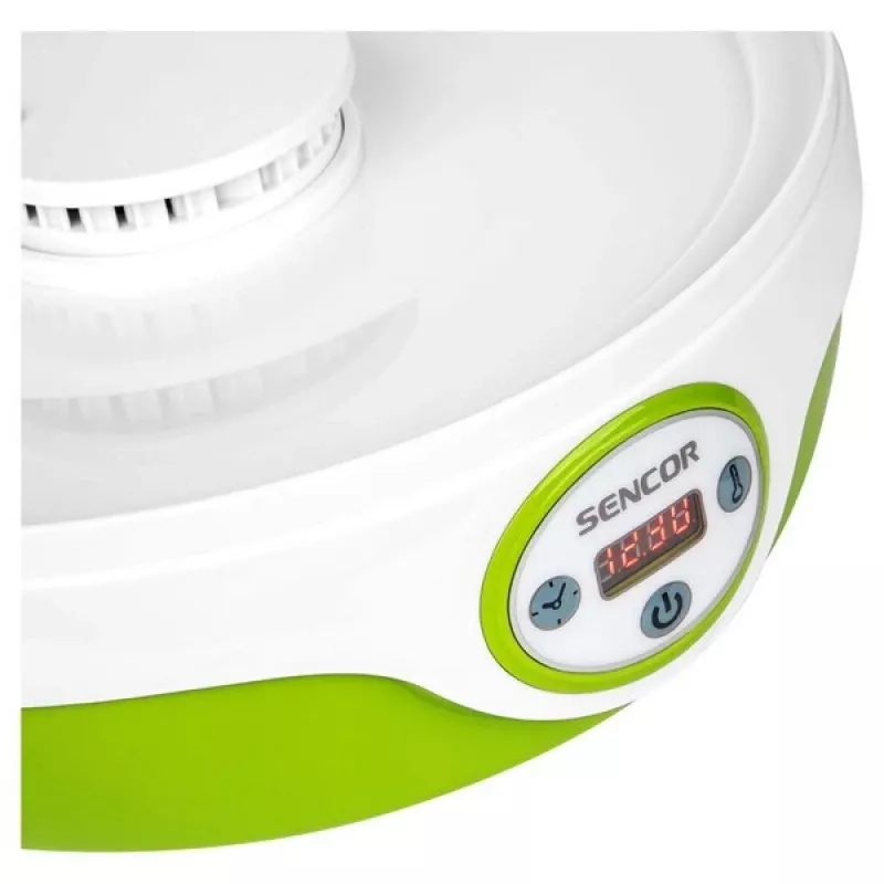 Sencor SFD 851GR kuivuri, 240 W, 25,5 cm siivilän halkaisija, 35-70°C, vihreä