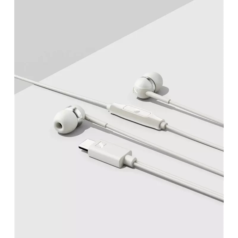 Sennheiser CX 80U USB-C in-ear-kuulokkeet mikrofonilla, valkoinen