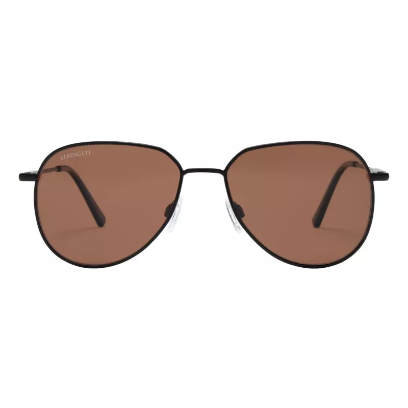SERENGETI Sestriere miesten aurinkolasit SS543002 satiinimusta Drivers Gradient 56/16/150 mm
