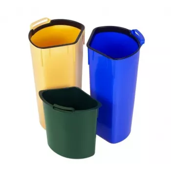 Korisarja CurverTRIO 17 + 17 + 6 L lajitteluun