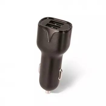 Setty 2xUSB-autolaturi 2.4A musta