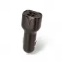 Setty 2xUSB-autolaturi 2.4A musta