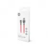 Setty USB-A - Micro-USB-kaapeli 1,0 m 3A pikalataus punainen FC-M
