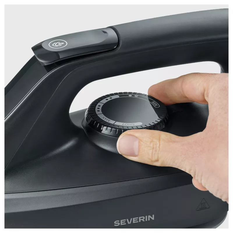Severin BA 3192 höyrysilitysasema – 2400W, 5,5 bar, keraaminen pohja, mattamusta