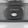 Severin JG 3510 jogurttikone, 7 x 150 ml purkkia, Dark Inox/musta