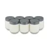 Severin JG 3510 jogurttikone, 7 x 150 ml purkkia, Dark Inox/musta