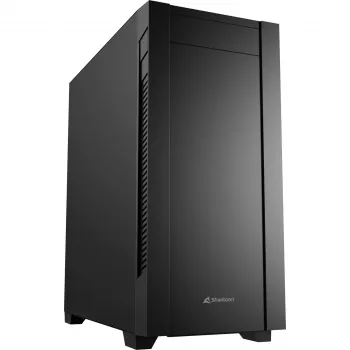 Sharkoon S25 Silent musta Mid-Tower-kotelo (2026 malli)
