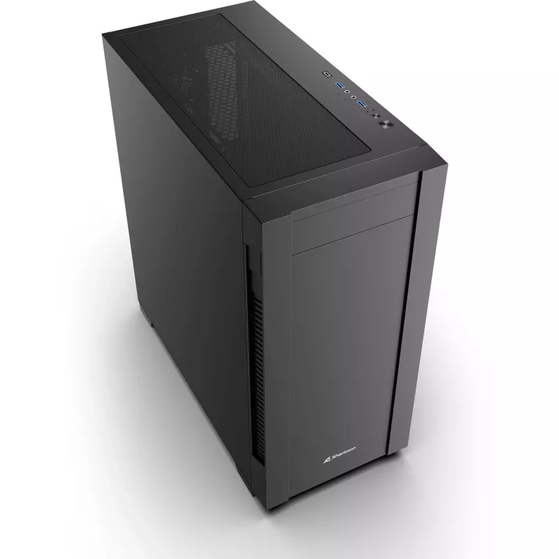 Sharkoon S25-V2 Black Midi-Tower-kotelo, malli 2026