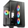 Sharkoon Steel Shark musta karkaistu lasi x2 Mid-Tower-kotelo