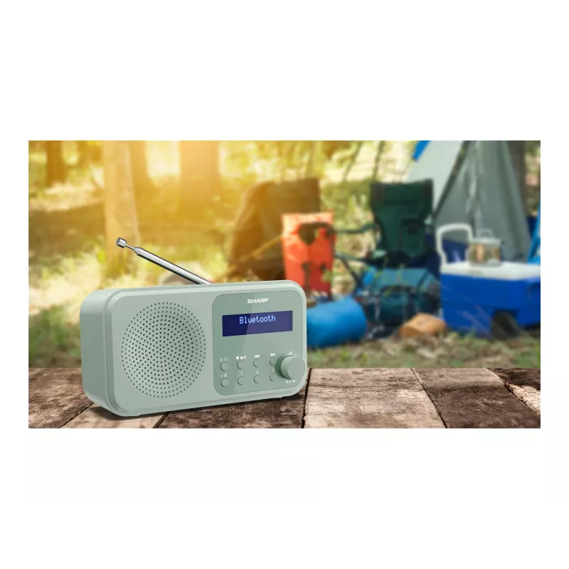 Sharp Tokyo DR-P420(GN) Kannettava DAB+/FM-radio, Bluetooth 5.0, Aquamarine Green