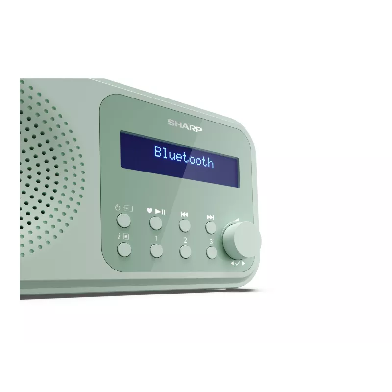 Sharp Tokyo DR-P420(GN) Kannettava DAB+/FM-radio, Bluetooth 5.0, Aquamarine Green