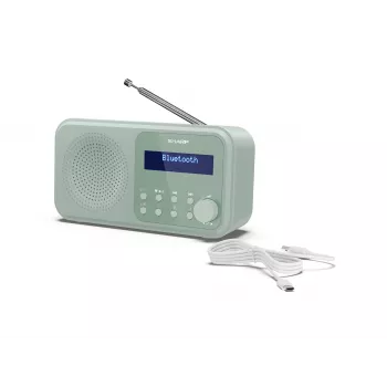 Sharp Tokyo DR-P420(GN) kannettava DAB+/FM-radio, Bluetooth 5.0, Aquamarine Green