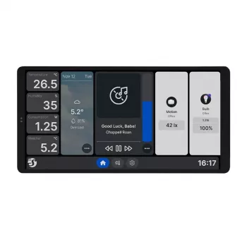 Shelly Wall Display X2 WiFi/BLU (valkoinen)