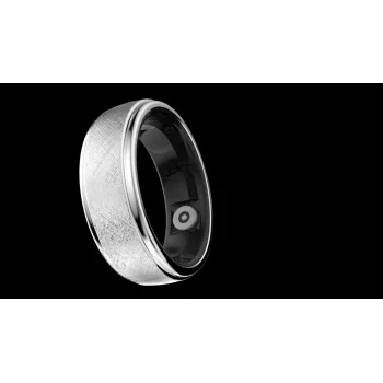 HiFuture Ring2 älysormus, koko 12 (68 mm), titaaninhopea