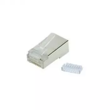 SHIVERPEAKS BASIC-S 100 kpl:n pakkaus Cat.6a suojattuja RJ45-modulaariliittimiä 8P8C kullatuilla koskettimilla BS72061-R