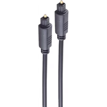 SHIVERPEAKS BASIC-S kuituaudiokaapeli, Toslink–Toslink, 10,0 m, 4,0 mm, musta BS69004-10