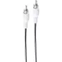 SHIVERPEAKS BASIC-S mono RCA audiokaapeli, 5,0 m, musta, polybag BS40005