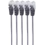 SHIVERPEAKS BASIC-S puhelinliitäntäkaapeli, RJ11 - RJ11, pyöreä, musta, joustava, kupari, 2,0 m, 5 kpl:n pakkaus (BS70084-2-SET5)