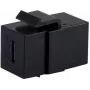 SHIVERPEAKS BASIC-S USB-C 3.1 Gen 2 Keystone-liitäntä, naaras–naaras, 10 Gbps, musta BS08-10040