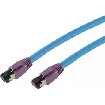 SHIVERPEAKS BS08-40031 Cat8 S/FTP verkkokaapeli, RJ45, 2 m, sininen, 40 Gbit/s, 2000 MHz