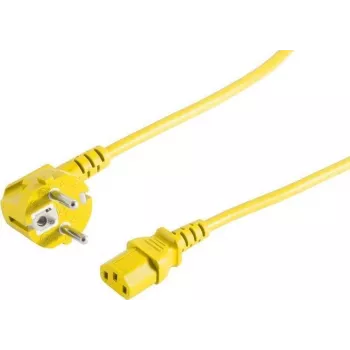 SHIVERPEAKS BS09-05182 keltainen 1,8m CEE 7/7 IEC C13 virtajohto