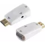 SHIVERPEAKS BS10-01001 HDMI - VGA + 3,5 mm audio aktiivimuunnin, 1080p, musta