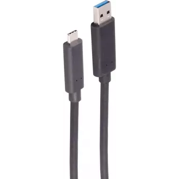 SHIVERPEAKS BS30-39085 aktiivinen optinen USB-C-kaapeli, USB-A - USB-C, 3.2 Gen 2, 10 Gbps, 15 m, musta