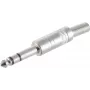 ShiverPeaks BS50200 6,3 mm -kuulokeliitin stereo, 3-napainen, metalli, juotettava, taittosuojalla