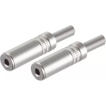 SHIVERPEAKS BS51210-M2 3,5 mm stereo-jakkiliitin, ruostumaton teräs, juotosliitäntä, kullattu