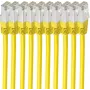 SHIVERPEAKS BS75711-HY-SET-10 Cat6 S/FTP -verkkokaapeli, 1 m, kullatut RJ45-liittimet, musta