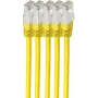Shiverpeaks BS75711-HY-SET5 Cat6 S/FTP -verkkokaapeli, 1 m, keltainen, LSZH, 5 kpl:n pakkaus