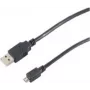 SHIVERPEAKS BS77183-HQ USB 2.0 A - Micro-B -kaapeli, 3 m, musta