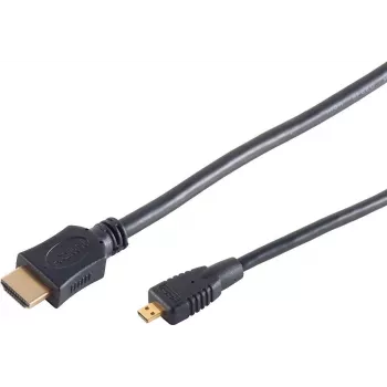 SHIVERPEAKS BS77472-3 HDMI-kaapeli 2 m tyyppi A - Micro D musta
