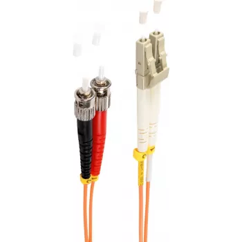 SHIVERPEAKS BS77950 kuitupatch-kaapeli 10m LC - ST OM2 duplex oranssi