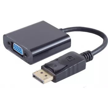 SHIVERPEAKS DisplayPort 1.1 - VGA-adapterikaapeli, 15 cm, musta 14-05009